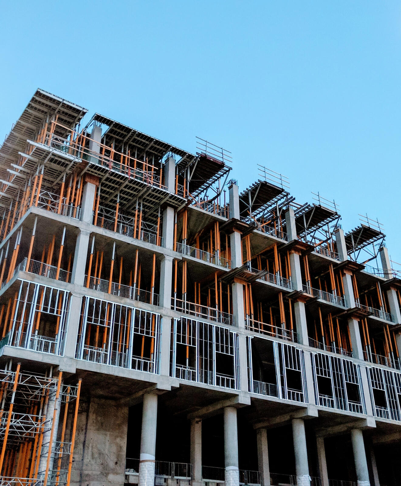 Building under construction.