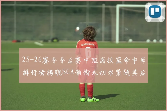 25-26赛季季后赛中距离投篮命中率排行榜揭晓SGA领衔米切尔紧随其后哈登位列第五